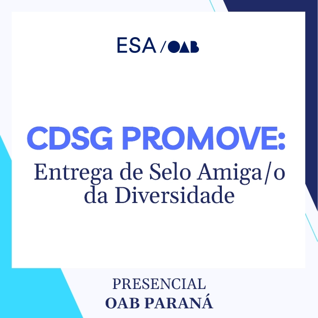 5895 CDSG Promove: Entrega do Selo Amiga/o da Diversidade